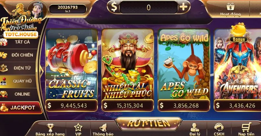 Thế giới Nổ Hũ đa dạng với Jackpot khủng